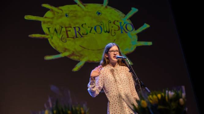Poolse kinderen vieren de poëzie in theater ’t Mozaïek in Wijchen