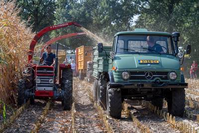 Hakselen met een ‘oudje’ in Tilligte: ‘Mooi werk, man!’