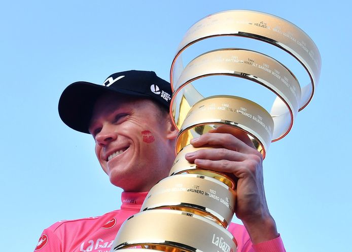 Froome won de Giro agelopen seizoen.
