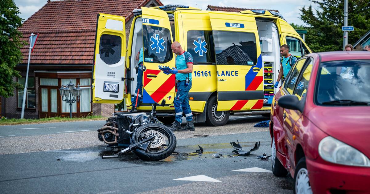 Motorrijder gewond bij ongeluk op Schilkerweg
