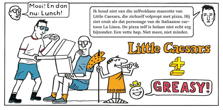 Uit de graphic novel ‘Naar Texas en terug’.  Beeld Jeroen de Leijer en Boris de Leijer 