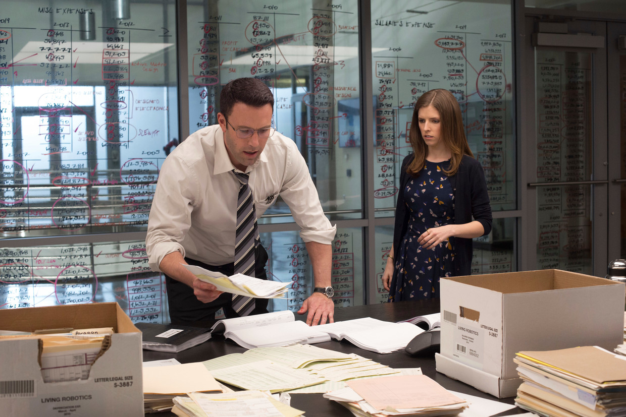 Ben Affleck en Anna Kendrick in The Accountant (Gavin O’Connor, 2016). Beeld AP