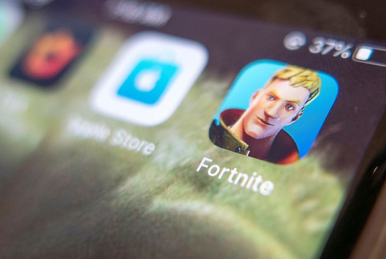 Het populaire spel 'Fortnite’ staat niet langer in de App Store. Beeld EPA