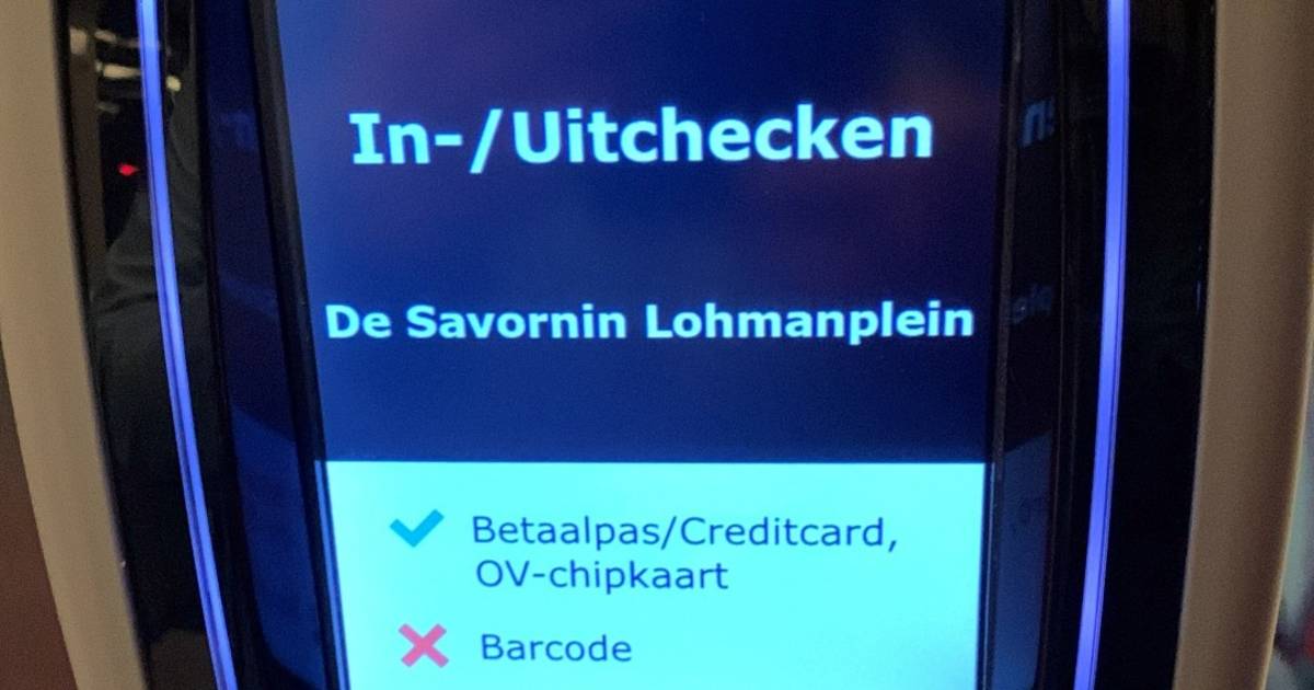 Check voortaan eenvoudig in en uit met contactloze betaalpas in tram en ...