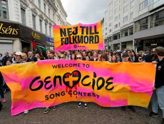  Duizenden pro-Palestijnse demonstranten op straat in Malmö: “Welkom bij het genocide-songfestival”