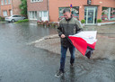 Onder andere in 2013 ging Debrabandere helpen bij wateroverlast in de Duffelsesteenweg.