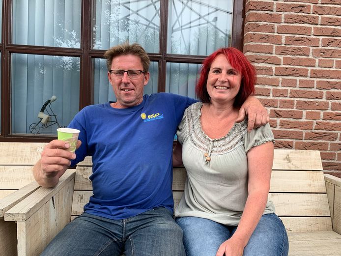 Kees van den Berg (54) en de Vlaamse Natalie Huys (49).