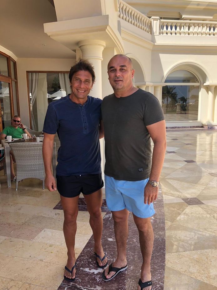 Antonio Conte op vakantie in Egypte
