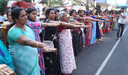 Vrouwen protesteren in 2019 in India tegen hun benarde situatie