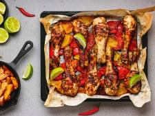 Wat Eten We Vandaag: Piri piri drumsticks met gegrilde paprika