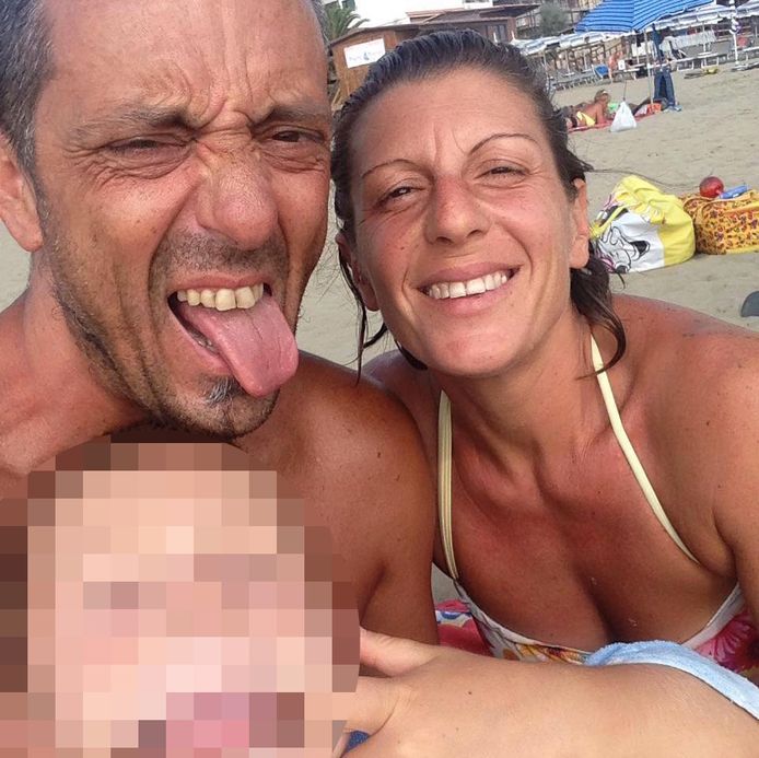 Roberto Robbiano (44), zijn vrouw Ersilia Piccinino (41) en hun zoon Samuele.