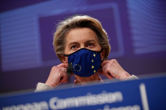 La présidente de la Commission européenne Ursula von der Leyen.