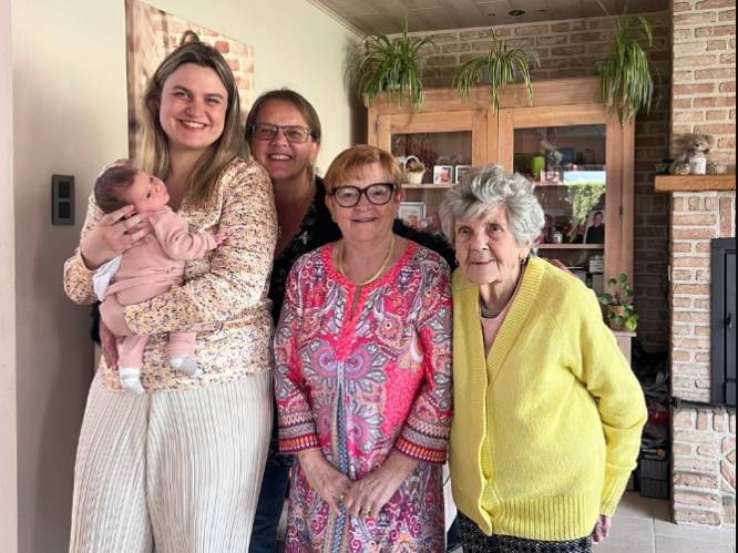 Aurélie maakt vijfgeslacht compleet in Sint-Niklaas