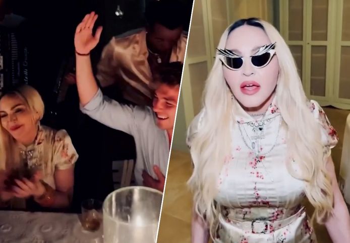 Madonna viert haar verjaardag met vrienden en familie