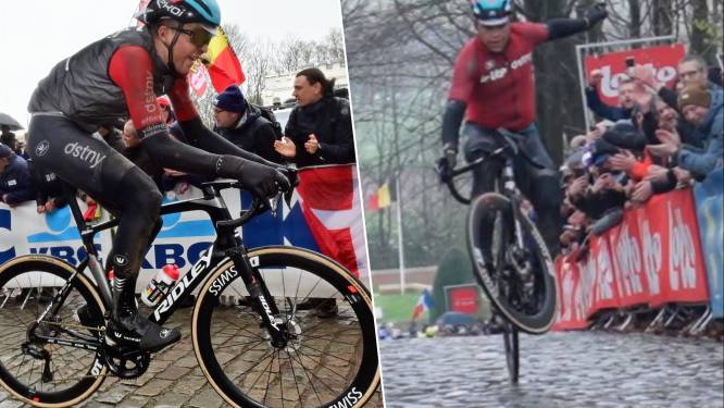 Lotto-Dstny rijdt sterke finale, pechvogel Arnaud De Lie vermaakt het publiek met een wheelie