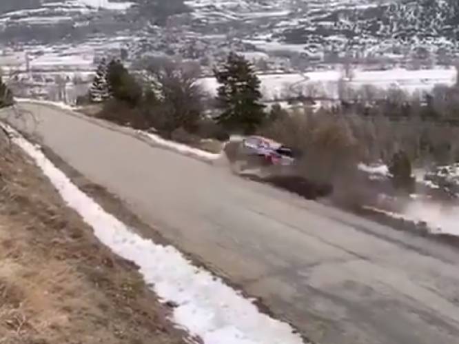 Wereldkampioen Tanak ongedeerd na waanzinnige crash in Monte Carlo, auto klaar voor de schroot