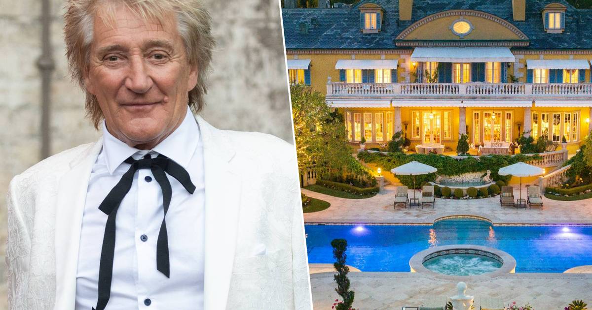 Look inside. Rod Stewart sells villa with its own football field and 19 ...