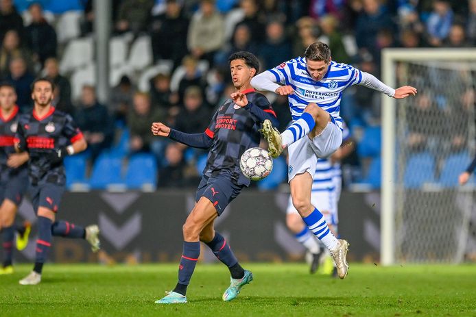 Jesse Schuurman is er niet bij tegen Jong FC Utrecht.