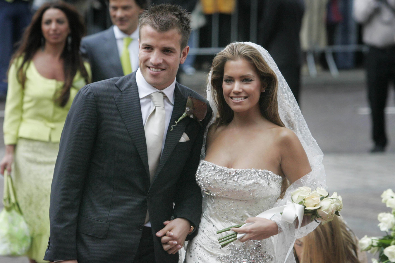 Sylvie Meis en voetballer Rafael van der Vaart trouwden op 10 juni 2005 in Heemskerk.