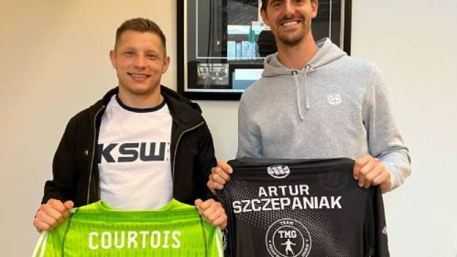 Thibaut Courtois steunt Genkse MMA’er Artur Szczepaniak in aanloop naar nakend titelgevecht 