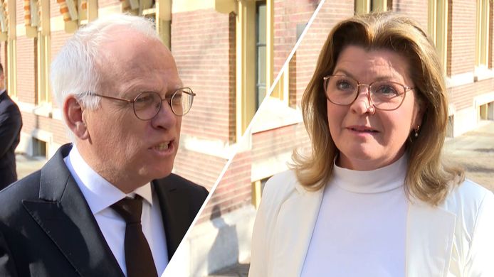 Minister Piet Adema (Landbouw) en Christianne van der Wal (Natuur en Stikstof) zijn naar eigen zeggen geschrokken van de brief uit Brussel.