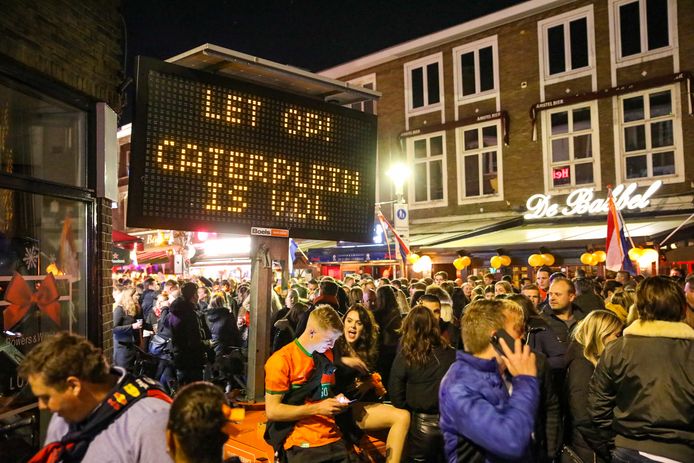Het was erg druk in Apeldoorn vannacht.