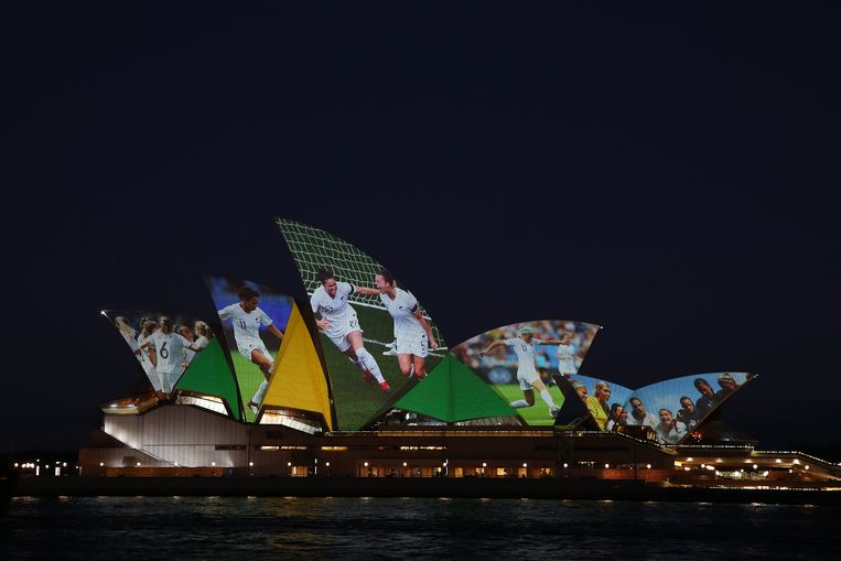 The rooftops of Sydney Opera House herald the Women's World Cup, to be held in Australia and New Zealand in 2023. ImageGetty Images
