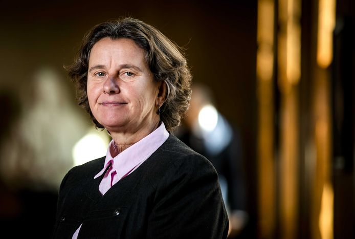 Portret van Marjolein Faber, lijsttrekker voor de Partij voor de Vrijheid (PVV) in de Eerste Kamer.