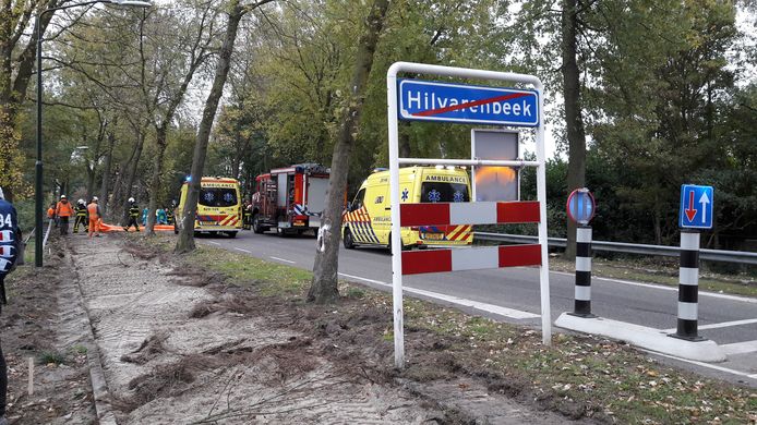 Ongeluk op Hakvoortseweg in Hilvarenbeek