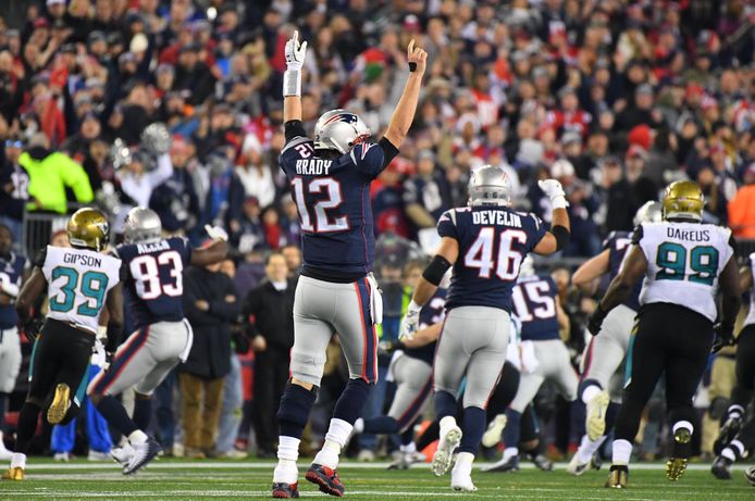 De New England Patriots versloegen de Jacksonville Jaguars op weg naar de finale.