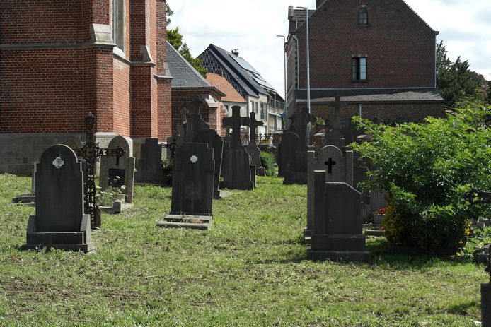 Het onderhoud van de kerkhoven wordt uitbesteed aan de vzw Dagmoed.