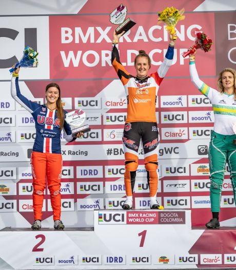 Na zilver ook goud voor Laura Smulders bij wereldbeker BMX in Bogotá
