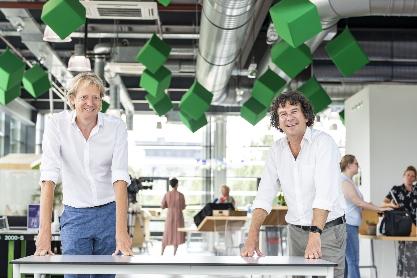 Daniel Tijink (links) en Peter-Paul Verbeek leidden de sessie van vrijdag.