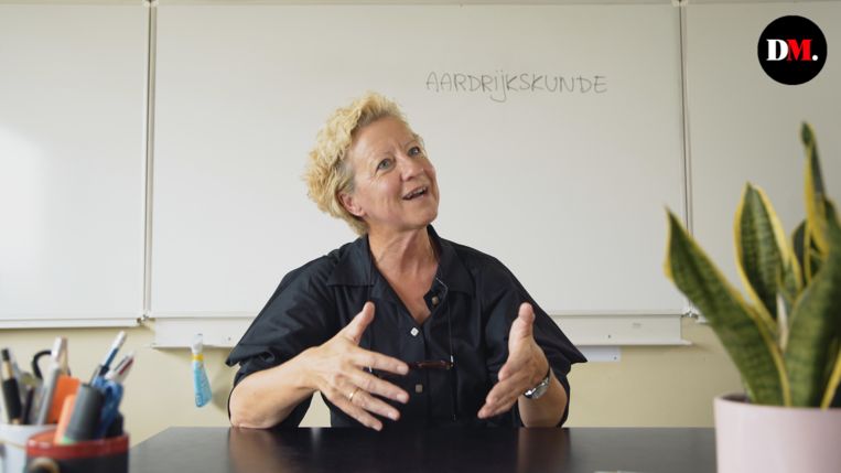Rita Heyrman, leerkracht Aardrijkskunde. Beeld rv