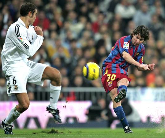 Messi speelde destijds al met nummer 30.
