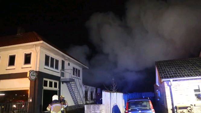 Antiekwinkel in Glane getroffen door grote brand