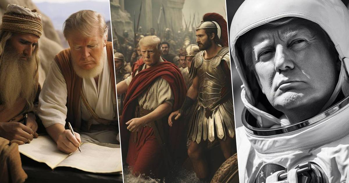 ‘Make History Great Again’: AI Artist aggiunge Donald Trump alla storia mondiale, dando vita a queste immagini |  strano