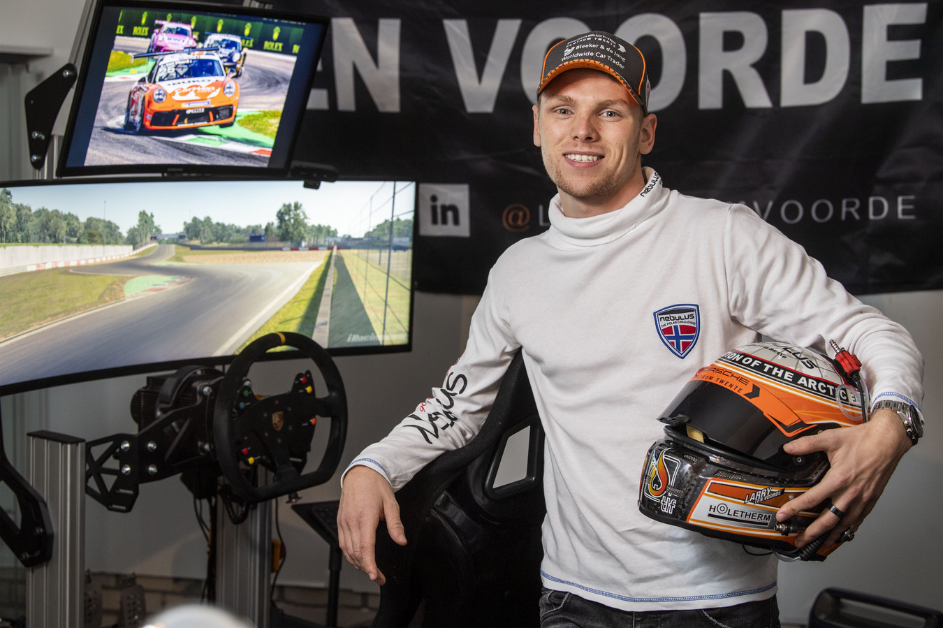 Larry ten Voorde, hier op archiefbeeld, boekte zaterdag succes op zijn ‘thuiscircuit’ in Zandvoort.