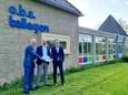 Van links naar rechts: Gerrit Nikkels van Nikkels Projecten, wethouder Marcel Blind, Stefan van Dijk van Bemog projectontwikkeling