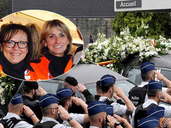 Emotioneel afscheid van Soraya en Lucille, de doodgeschoten agentes uit Luik
