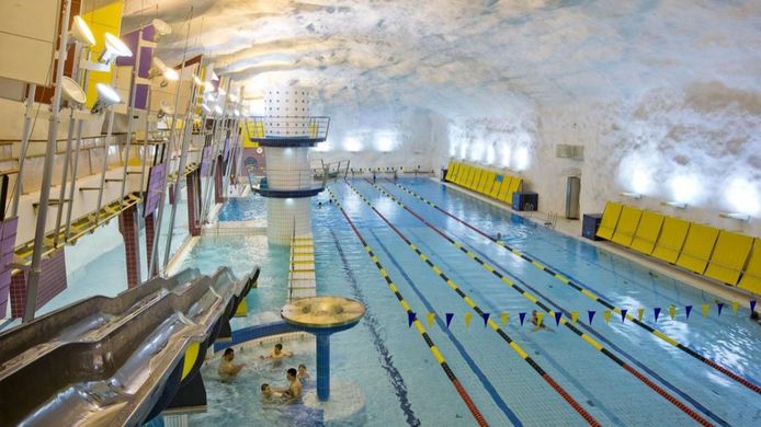 Piscina sotterranea a Helsinki.