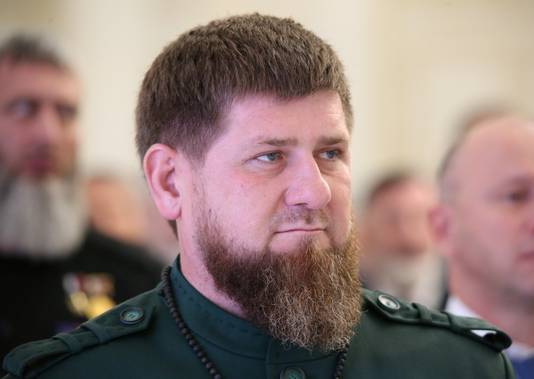 De Tsjetsjeense leider Ramzan Kadyrov.