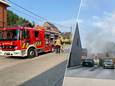 ELZESTRAAT - In de Groenstraat brake er brand uit in een tuinhuis van een woning / ELZESTRAAT - In de Groenstraat brake er brand uit in een tuinhuis van een woning