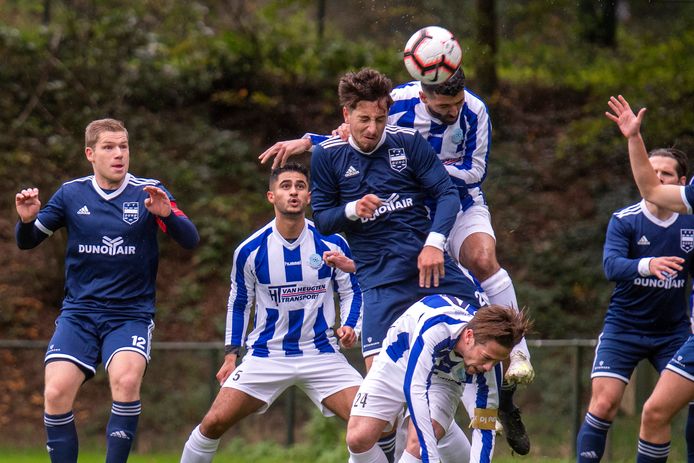 DUNO tegen Scherpenzeel resulteerde vorig seizoen in een 1-0 nederlaag voor de thuisclub uit Doorwerth.