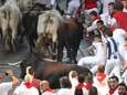 Vier gewonden bij eerste stierenloop in Pamplona