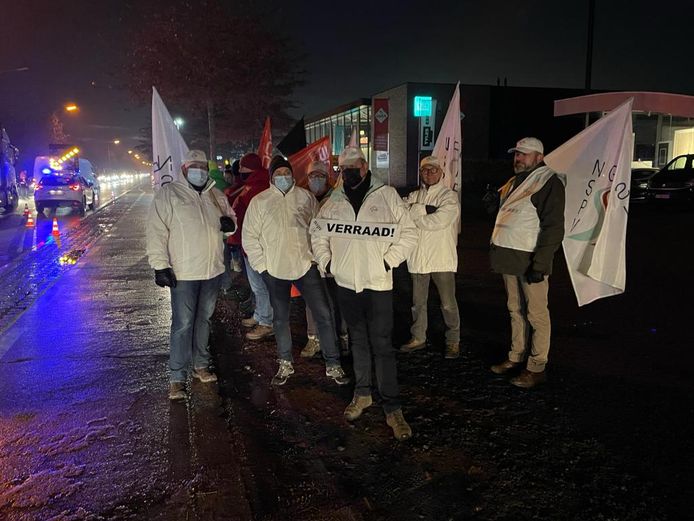 Hinder op de N9 door actie van de politievakbond