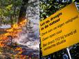 Het is kurkdroog in Nederland en dat zal de komende weken waarschijnlijk niet veranderen. Waarschuwingsborden waarschuwen in meerdere regio's voor natuurbranden vanwege de droogte. Ook zijn brandweer en gemeenten  extra alert en wordt mensen gevraagd voorzichtig te zijn en verdachte situaties te melden.