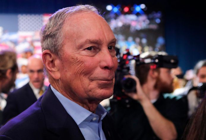 De vroegere burgemeester van New York en miljardair Michael Bloomberg.