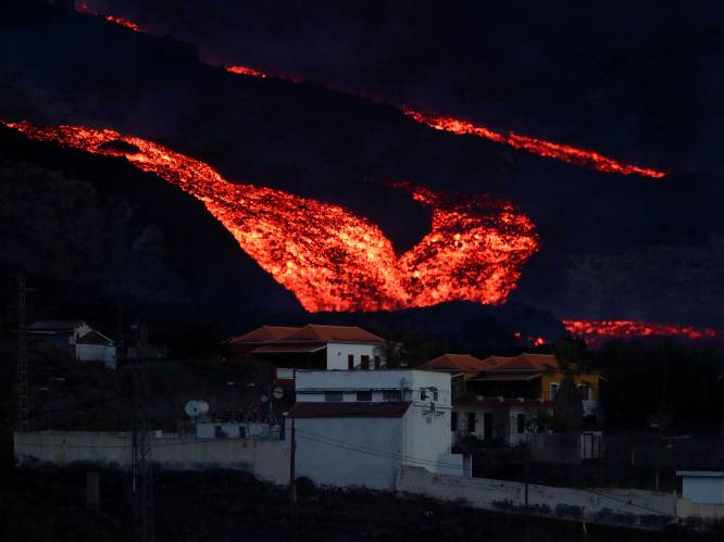 Lava verwoest opnieuw honderden gebouwen op La Palma