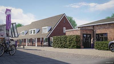 Deel van de cafézaal en garageboxen gesloopt voor project N8: Woningen achter De Ster in Goor vooral